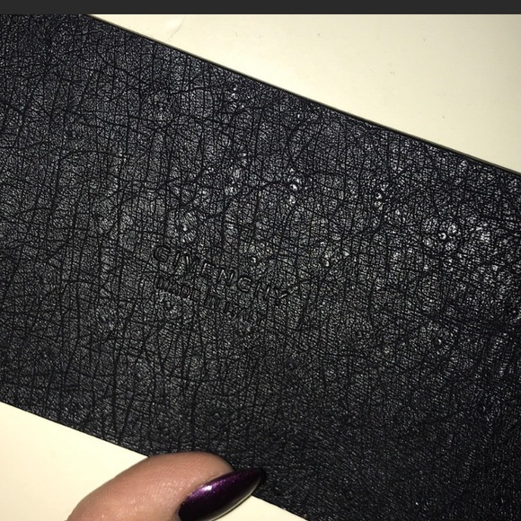 Rare Givenchy Black Leather Buckle Bracelet - Picture 6 of 6